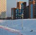 Преображенский парк в Екатеринбурге в темное время суток освещает энергия солнца