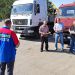Сотрудники «Саратовских распределительных сетей» инструктируют водителей большегрузов и спецтехники
